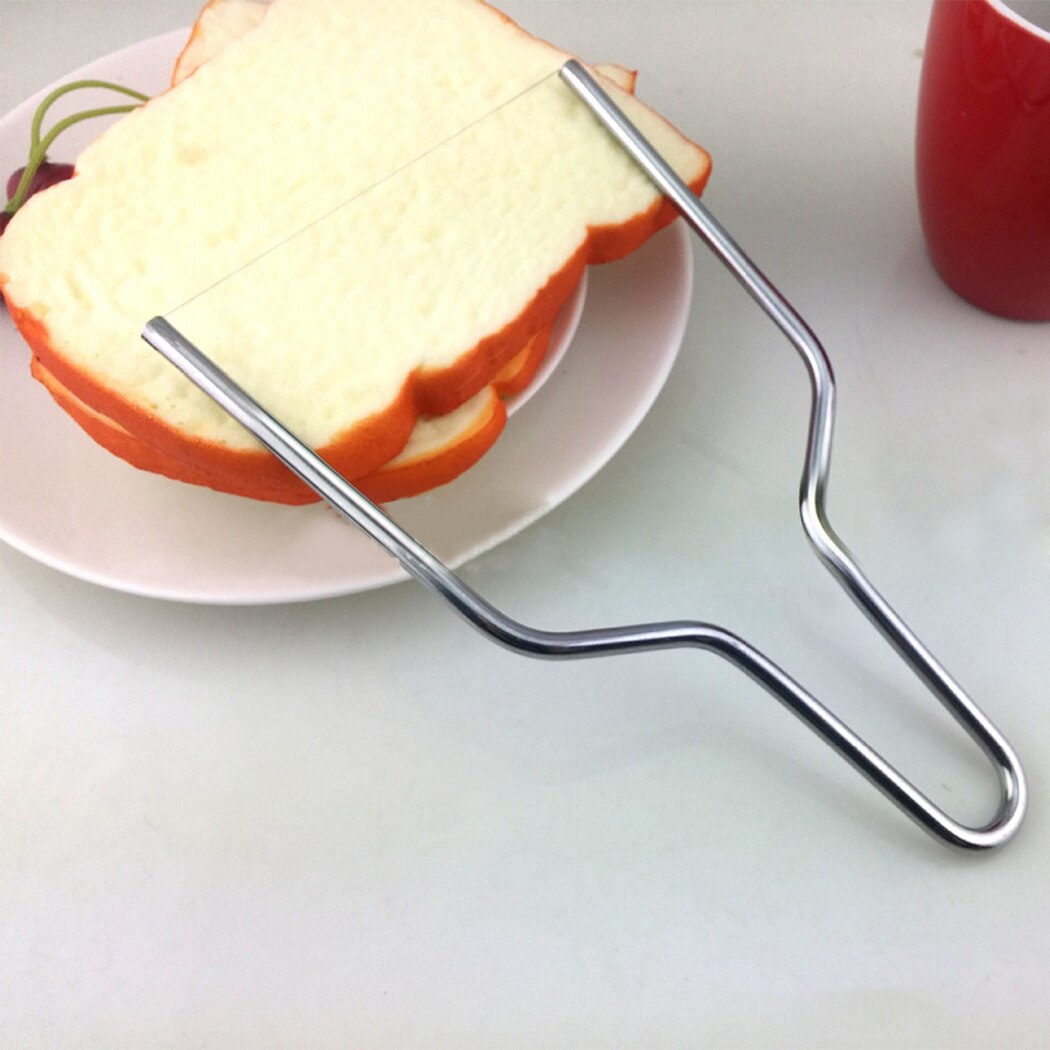 Stainless Steel Cheese Slicer DIY Cheese Cutter Cheese Cutting Tool Butter Cutting Board heese Cutting Wire Cutter Kitchen Tools