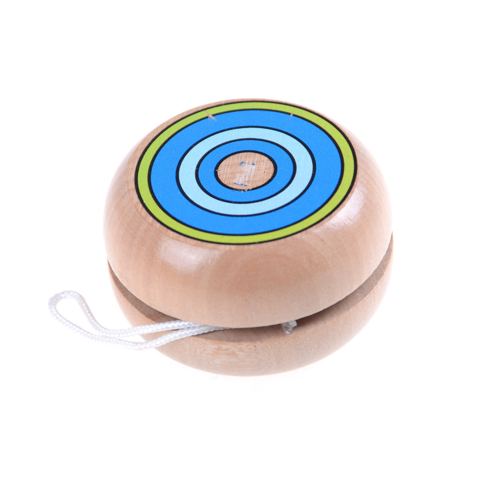 Houten Yoyo Yo Yo Kinderen Klassieke Speelgoed Xmas Party Gunsten Kleuterschool School Carnaval Loot Bag Filler
