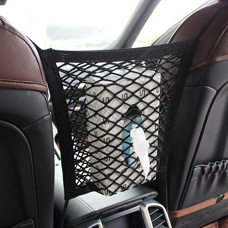 Car Ceiling Storage Net Pocket Universal Car Roof Interior Cargo Net Bag with Zipper Car Trunk Storage Nets Car Accessories: Black3