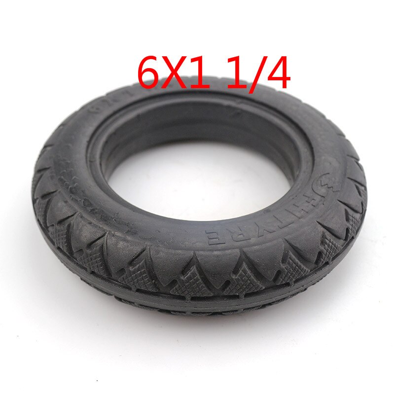 6X1 1/4 solid tires 6 inch electric scooter Mini electric car non inflatable solid tyres