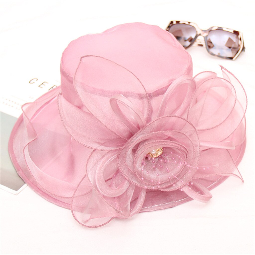 Pink Brides Hats Church Kentucky Daily Cap Fascinator Bridal Tea Party Wedding Hat Ladies Womens Hat