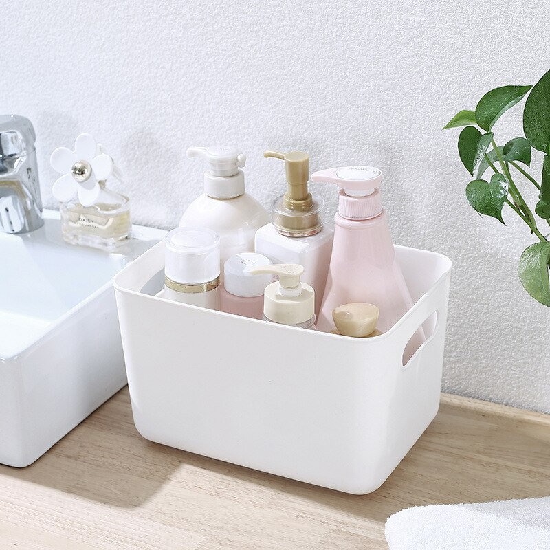 Simple Portable Household Clothing Storage Box Desktop Toy Storage Plastic Storage Storage Box Small Medicine Box