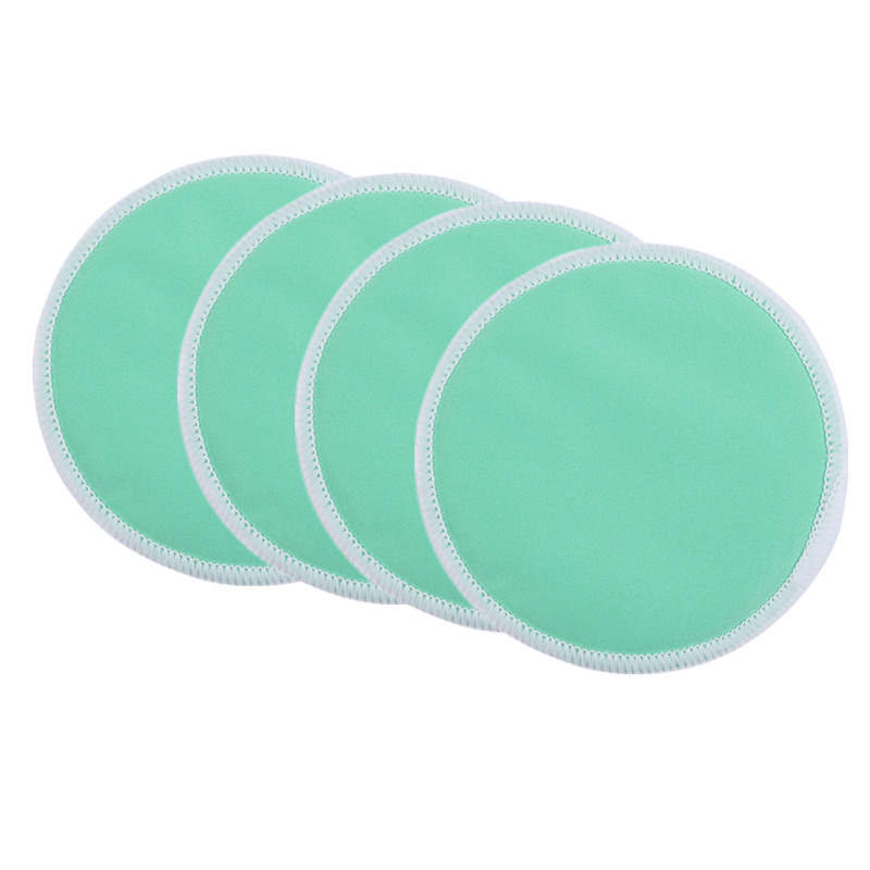 [Mumsbest] 4 PCS Ecological Reusable Nursing pads Bamboo Breast Pads Bamboo Washable Contoured Feeding pads For Women Contoured: NP06-4