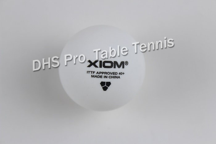 Original xiom 3 star 40+  poly sömlös boll bordtennisboll / pingisboll 6 st/förpackning