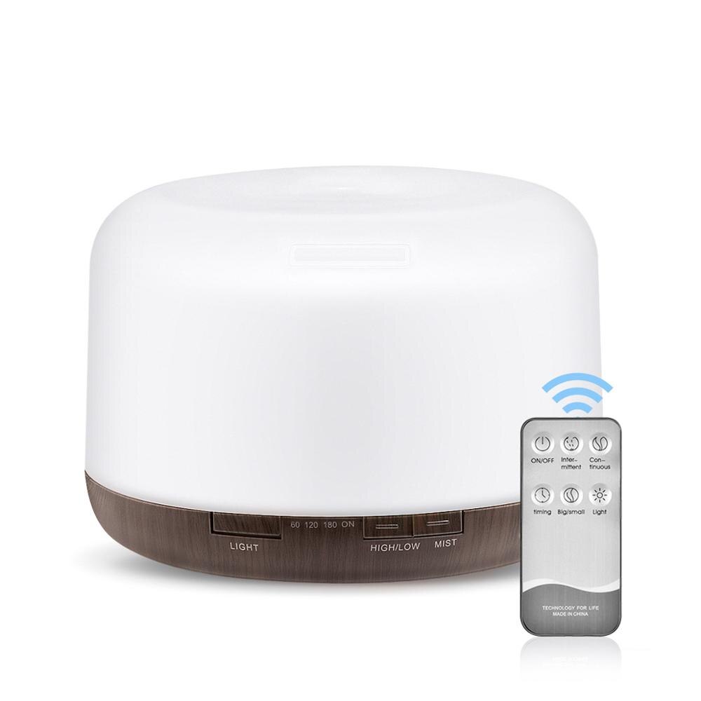 Air Humidifier Essential oil diffuser 300ML 500ML Ultrasonic Cool Mist Maker Fogger Humidifier LED Lamp Aroma Diffuser: 300ml B