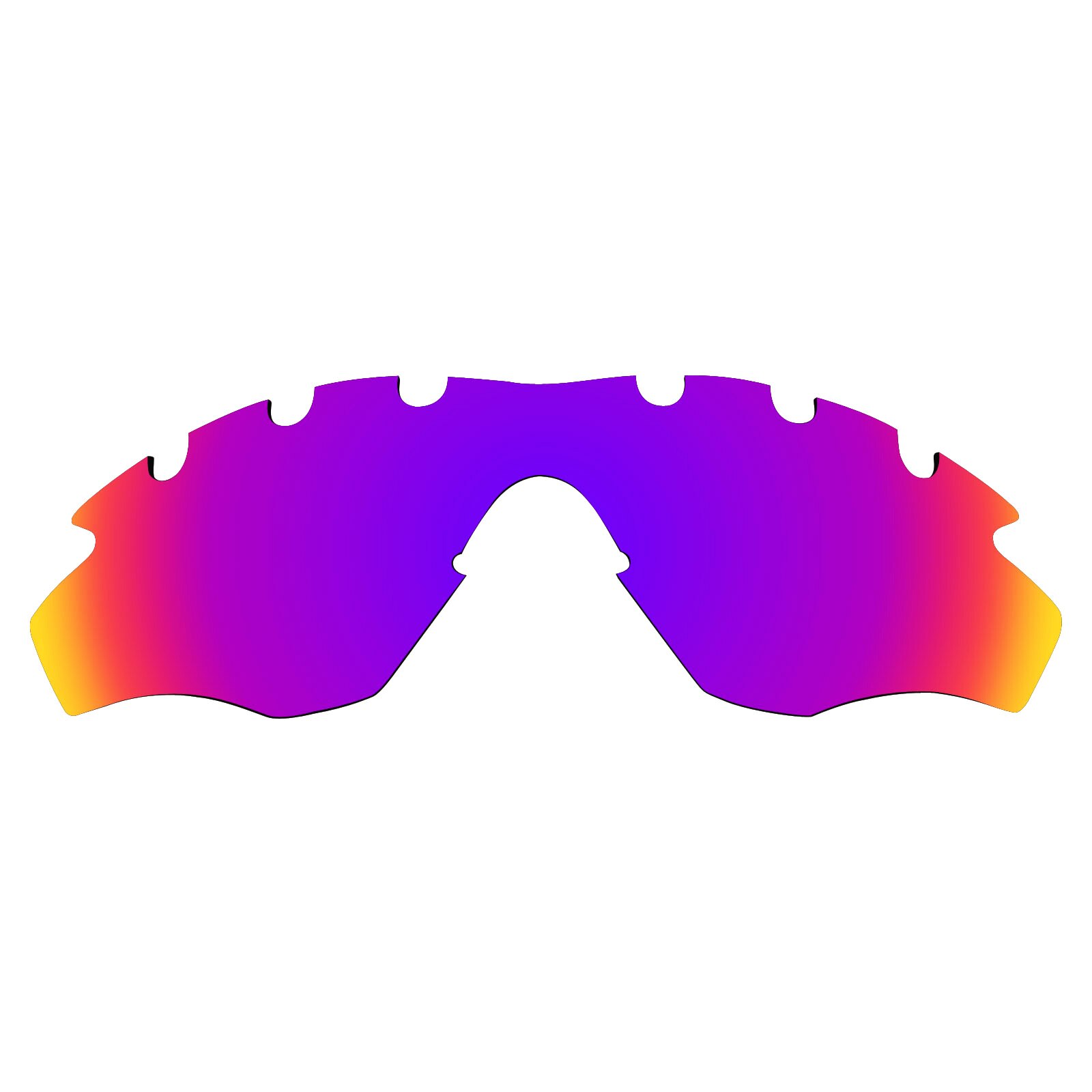 Alphax Polarisierte Ersatz Linsen für-Oakley M2 Rahmen Lüftete OO9212 Sonnenbrille Rahmen Mehrere Entscheidungen: wein rot