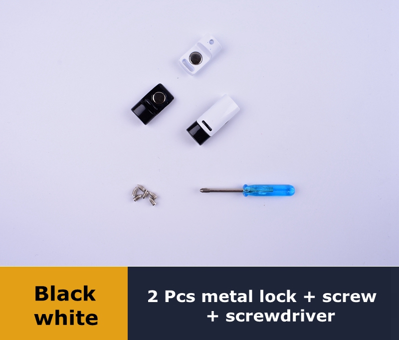 Lacci magnetici chiusura in metallo fibbia adatta a tutti i tipi di scarpe lacci pigri fibbia bambino adulto casuale unisex senza lacci: nero bianca