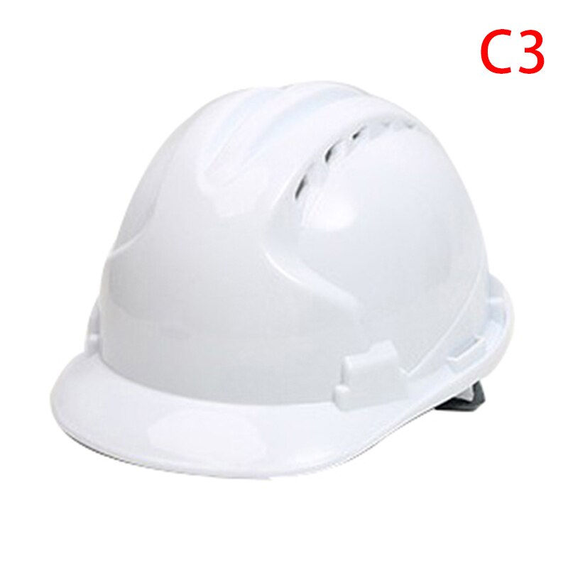 ABS Construction Safety Helmets Electrical Engineering Hard Hat Labor Work Cap: CStyle white