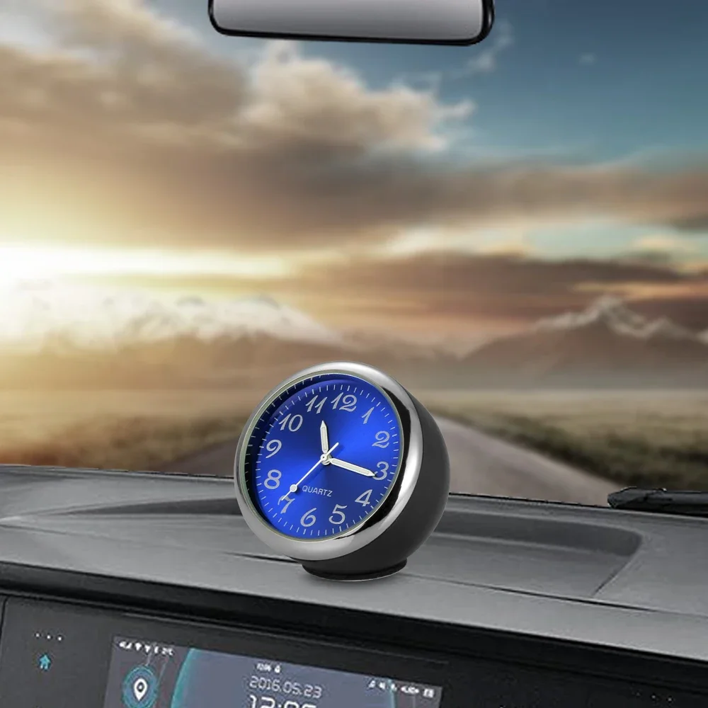 Auto Ornament Automotive Klok Auto Horloge Thermometer Hygrometer Thuis Auto Interieur Decoratie Klok In Auto Accessoires