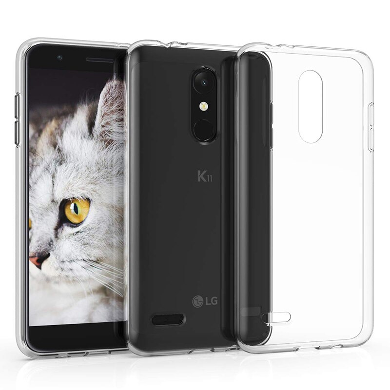 Full Protective Clear TPU for LG K8 K9 K10 K11 Case Covers Thin Transparent Silicone Phone Back Shell LGK8 LGK9 LGK10 LGK11