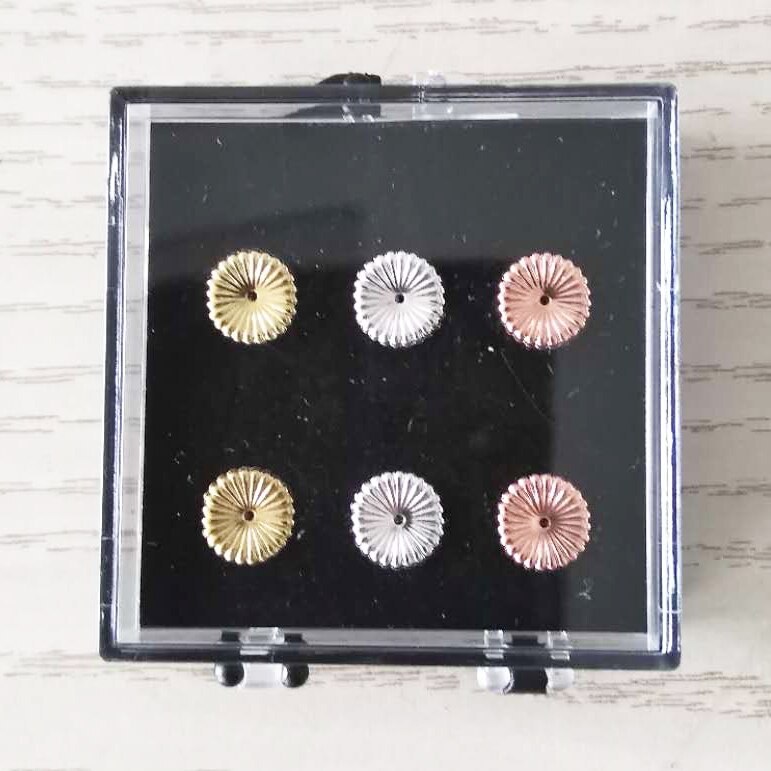 17 Styles Hypoallergenic Earring Lifter Fits All Earlobe Stud Back Nut Lift Support Post Earrings For Women: 14