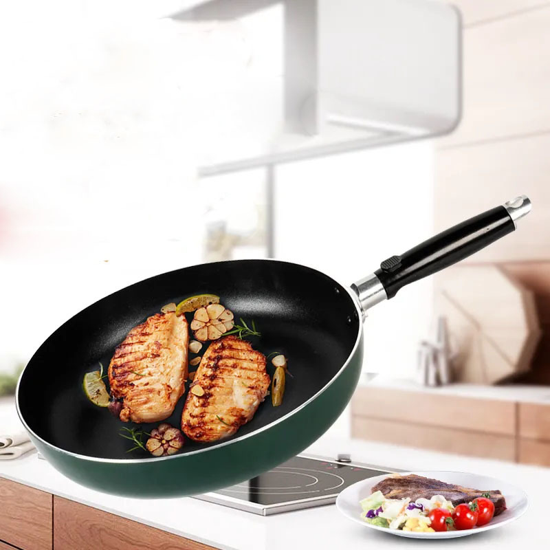 Pan Non-stick Frying Pan Household Breakfast Pan Pancake Pan Pancake Pan Cooking Pan Gas Stove Induction Cooker Universal Wok