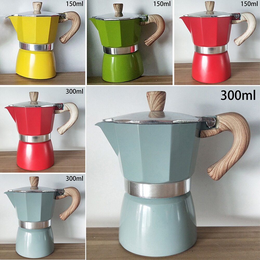 Moka Koffie Pot Aluminium Mokka Espresso Percolator Pot Koffie Waterkoker Cafetera Home Cafe Koffie Maker Tool