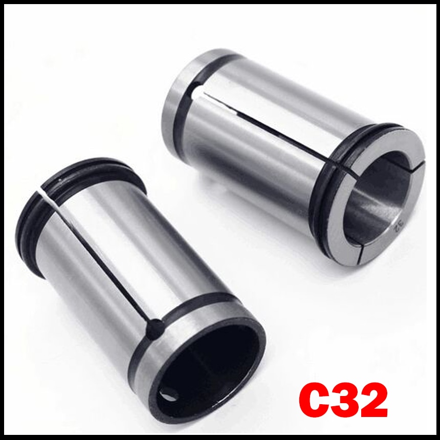1pc 20mm 22mm 24mm klämdia  c32 cnc fräs svarv gravyr maskin verktyg konisk hållare intensiv borrchuck fjäder spännhylsa
