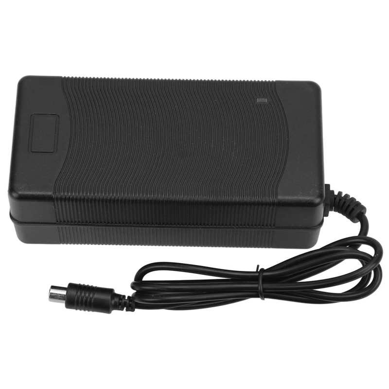 Electric Scooter Fast Charger Flame Retardant 42V 3A Electric Scooter Charger 100‑240V Double Panel Stable for Ninebot ES