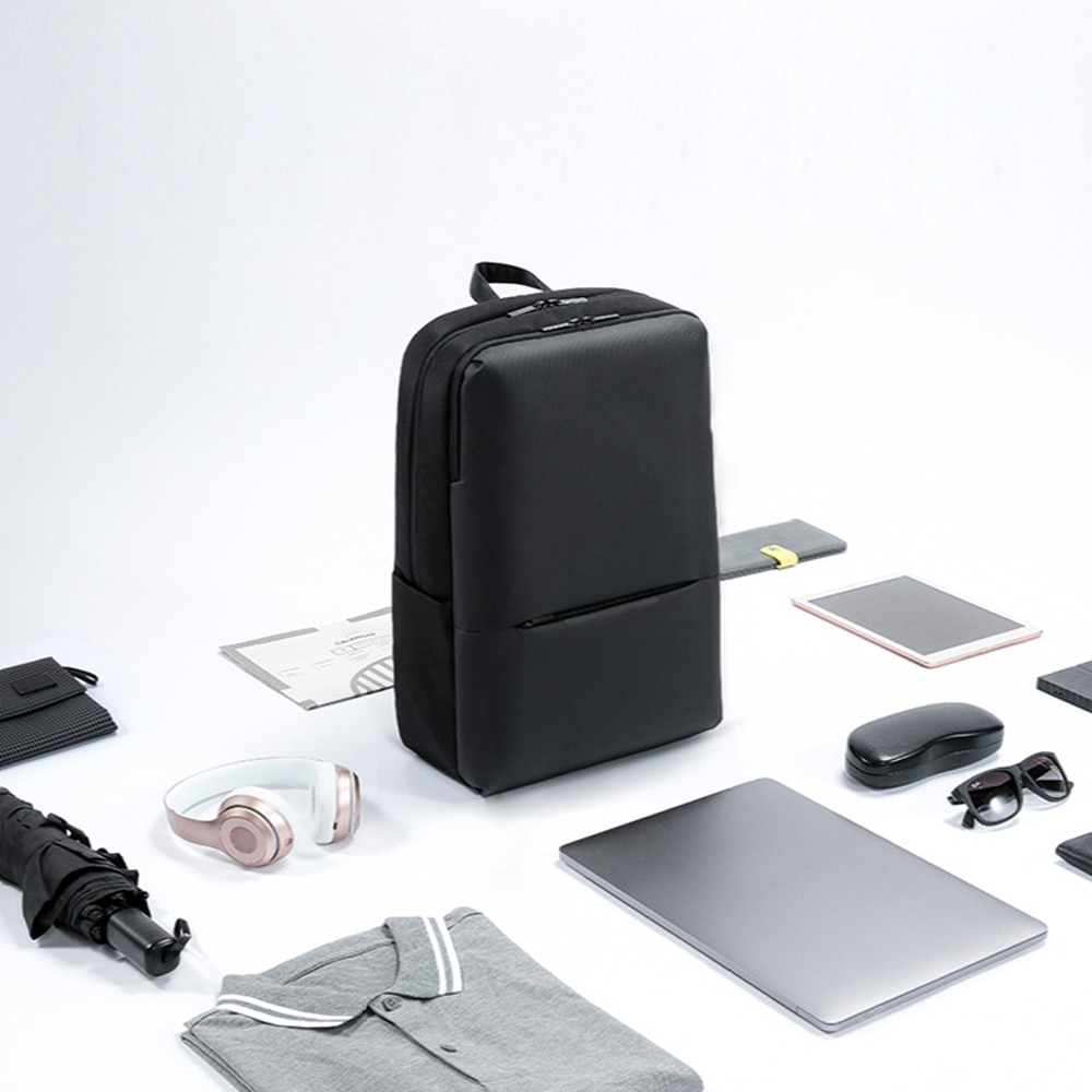 Xiaomi Reizen Zakelijke Rugzak 2 met 3 Zakken Grote Ritssluiting Compartimenten Rugzak Polyester 1260D Tassen voor 15-inch Laptop