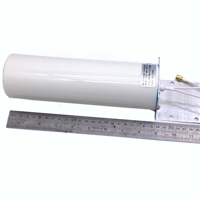 Antena amplificadora de señal de montaje en pared de soporte fijo al aire libre 4G LTE macho Dual