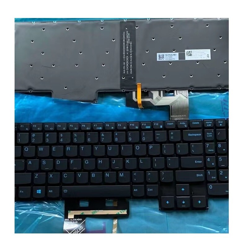 US For Lenovo Ideapad Gaming 3-15ARH05 3 15IMH05 Laptop Replace Keyboard Backlit BLUE LETTERS English