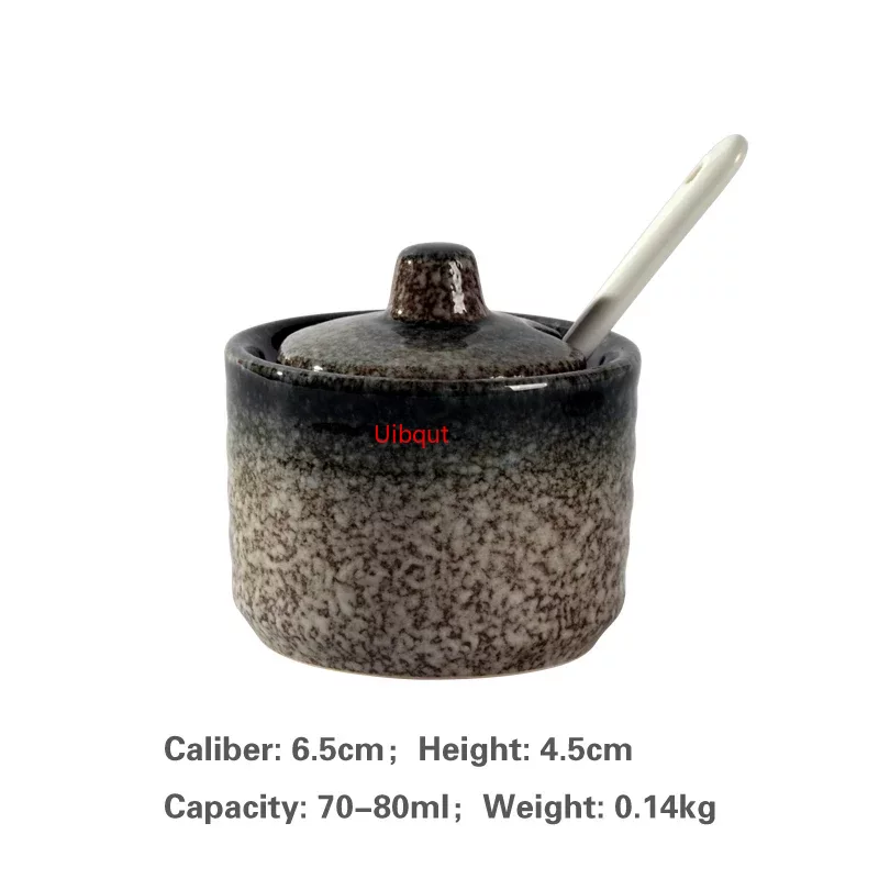 Japanische Panzer kreative Gewürz Dosis Keramik Gewürz Panzer Küchen geschirr Aufbewahrung flaschen und Gläser Flasche Glasflasche Gläser: Rosa