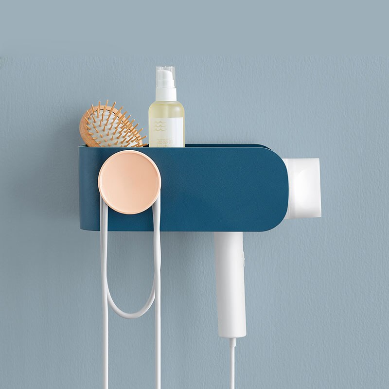 Original Xiaomi MIJOY Hair Dryer Rack Wall Mount Hair Dryer Holder Hair Dryer Rack Comb Shaver Hold Shelf Wall-mounted
