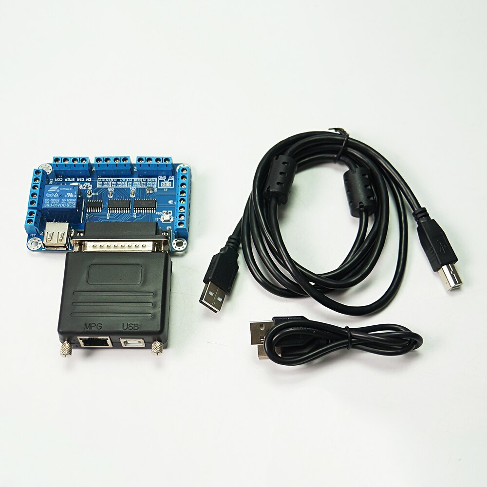 CNC maquina enrutadora MACH3 de puerto USB a paralelo adaptador de convertidor 6 eje controlador puerto LPT USB a USB para máquina de grabado Cnc