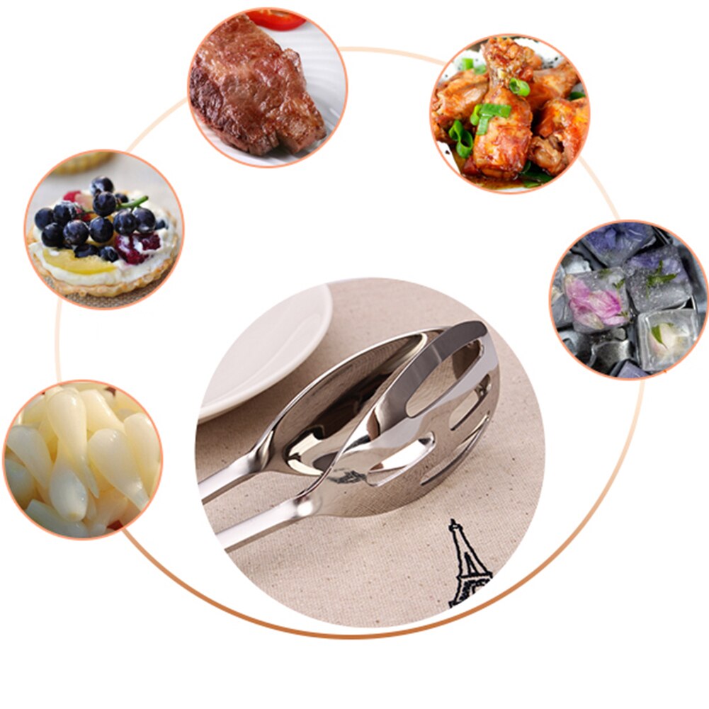 Buffet Tongs Salad Cooking Stainless Steel Party Bread Thickening Food Food Kitchen Tools Picnic