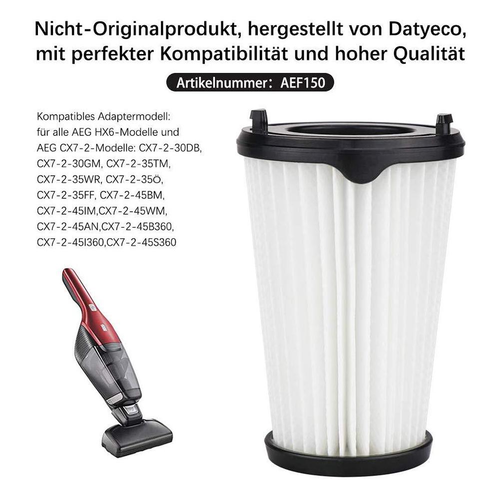1/2/4Pcs Stofzuiger Filter Duurzaam Vervanging Filter Stofzuiger Accessoires Voor Aeg CX7-2 voor Aeg HX6: 1pcs