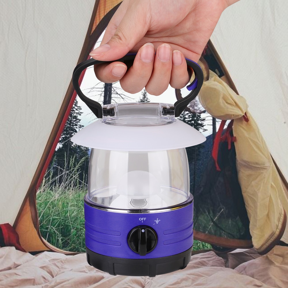 Bärbara campinglampor led campinglykta tält lampa utomhusvandring natthängande lampa  by 4 xaa batteri