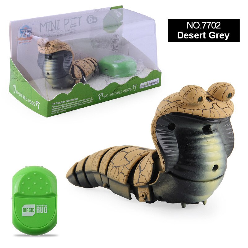 Funny Infrared Remote Control Realistic Cobra Worm Animal Model Kids Toy Prank Prop Intelligence Develop Toys Children Jokes: 01