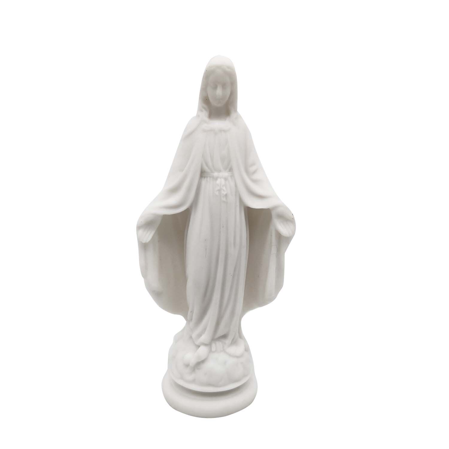 Religieuze Beeldje Hars Heilige Familie Standbeeld, Jezus Heilig Hart Standbeeld, Blessed Virgin Mary Standbeeld, onze Dame Van Lourdes: Virgin mary 14.2cm