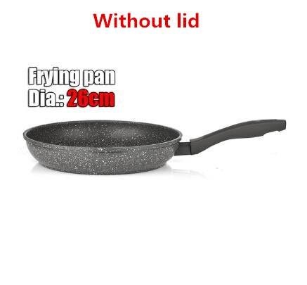 Band Marble Stone Nonstick Frying Pan with Heat Resistant Plastic Handle,Granite Induction Egg Skillet,Dishwasher Safe: C