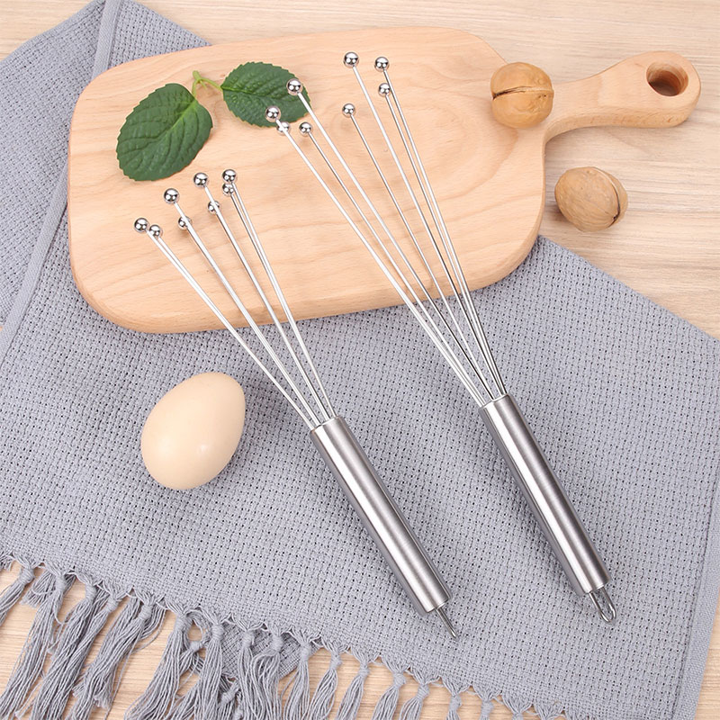 Nubecom Handmatige Eierkloppers Garde Mixer Crèmemeel Blending Tool Ei Whipper Roestvrijstalen Eierklopper Duurzame Keukengadgets
