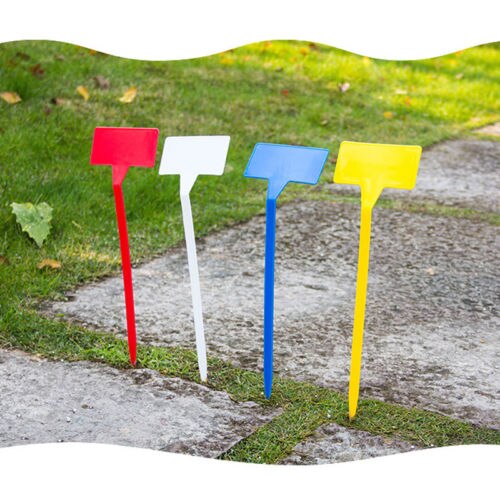 Plastic Plant Label Tag Seed Soil Gardening Tool Nursery Flower 10Psc Garden