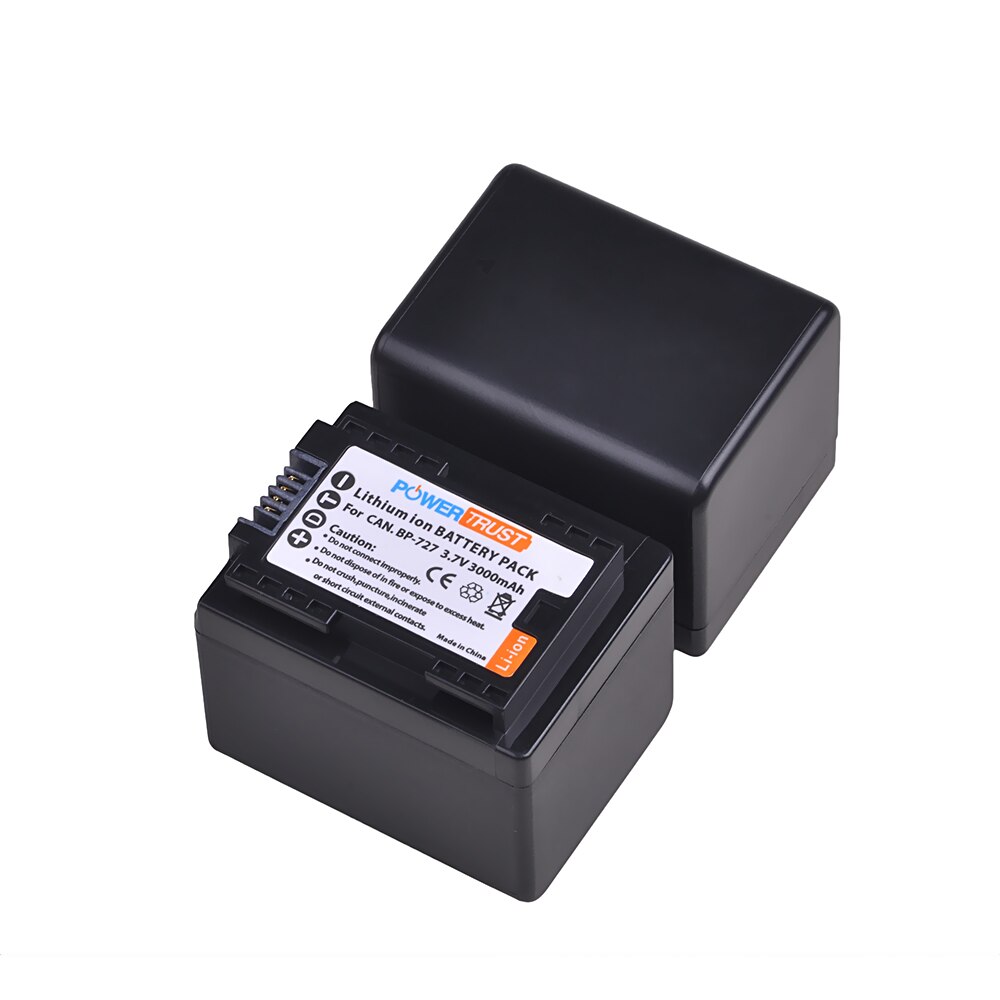 1x bp -727 bp727 bp 727 3000 mah batteri + lcd usb-laddare för canon bp -718 bp-709 vixia hf  m50,  hf  m52,  hf  m500,  hf  r30,  hf  r32