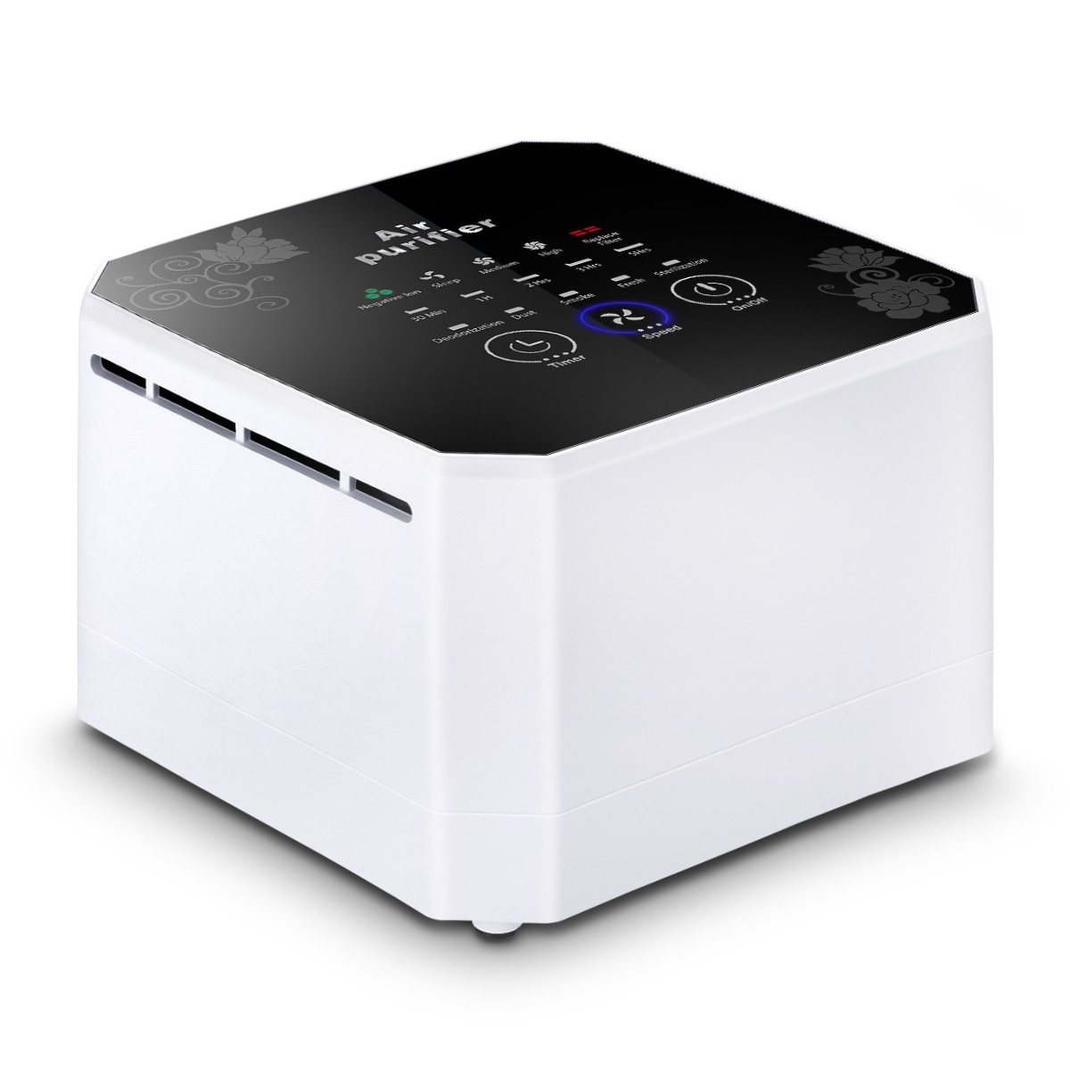 Air Purifier Desktop Negative Ion Air Cleaner Ionizer Indoor Air Purifiers With Touch Control For Bedroom Sturdy Office US Plug