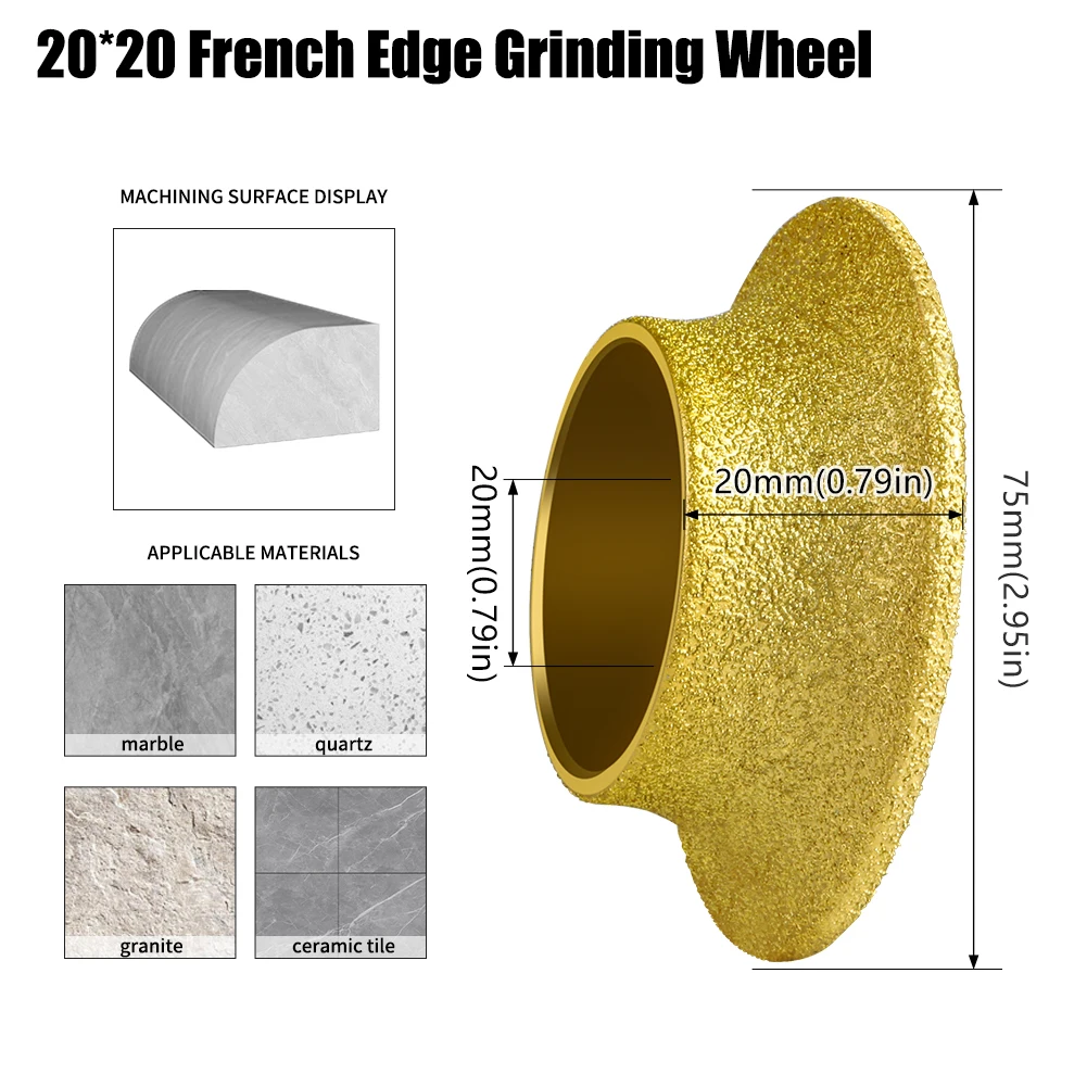 Diamentowe tarcze szlifierskie rzymski koło 100/125mm - lutowane tarcze robić profilowania krawędzi kamienia robić marmuru i płytek | Narzędzia robić rowkowania i szlifowania: 36MM