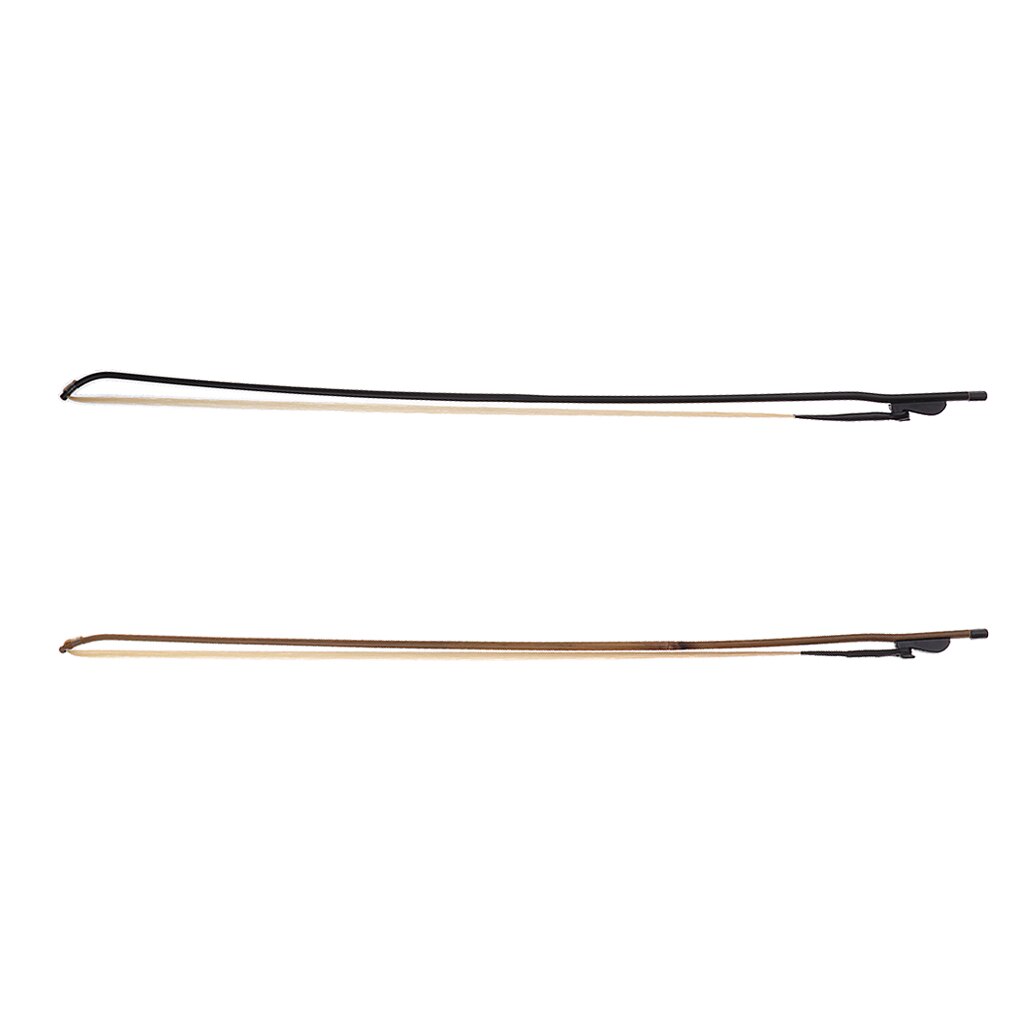 Chinese Erhu Bow Natural Bamboo&amp;White Horsetail Hair Bow for Beginner