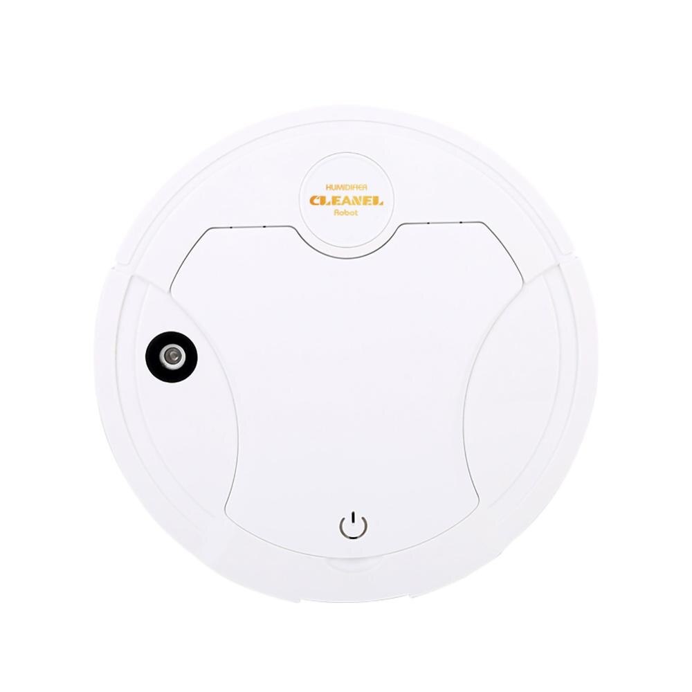 Intelligent Multifunctional Smart Floor Cleaner 5-In-1 Auto Rechargeable Smart Sweeping Robot Dry Wet Sweeping Vacuum Cleaner: White