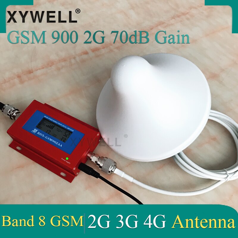 GSM Cellular amplifier 900mhz 3G Celular MOBILE PHONE Signal Repeater Booster 2G 3G 900MHz UMTS GSM Amplifier+Yagi Antenna