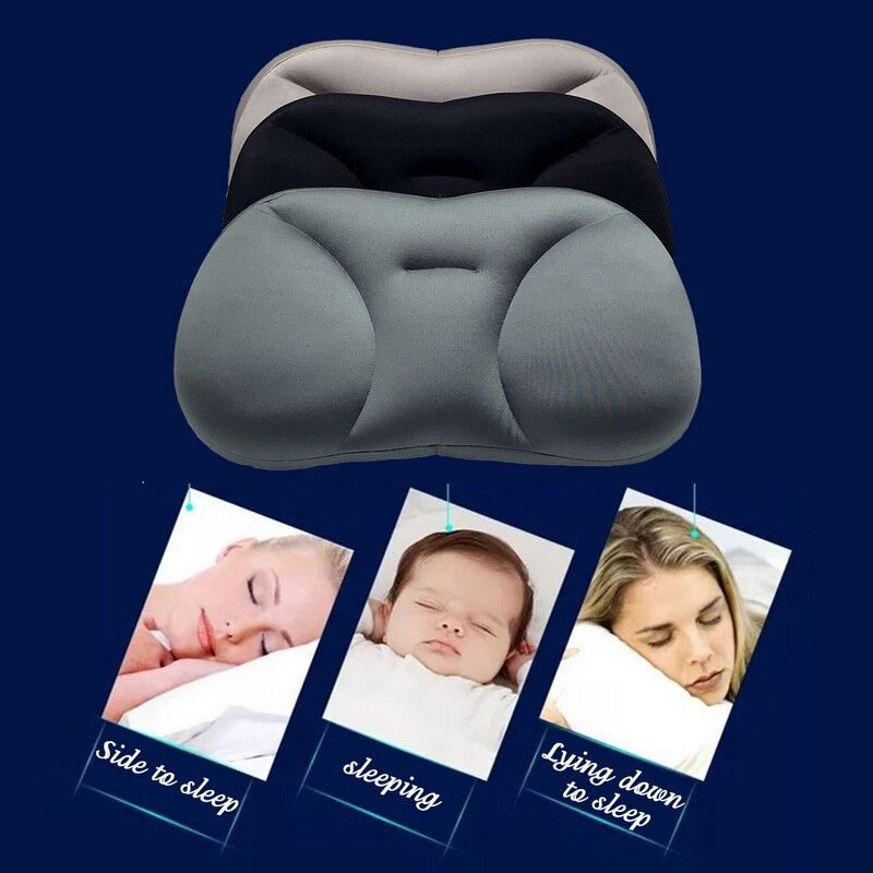 All-round Sleep Pillow Cloud Pillow Neck Support Pillow Butterfly Shaped Ergonomic Pillow Foam Soft Orthopedic Neck Pillow