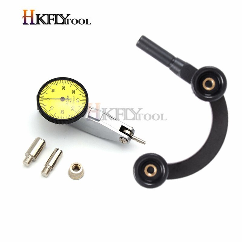 Half Round Combination Test Dial Indicator Arc Holder 8mm Rod Dial Indicator Base Stand Center Finder Measurement Tool Support: 2pcs set