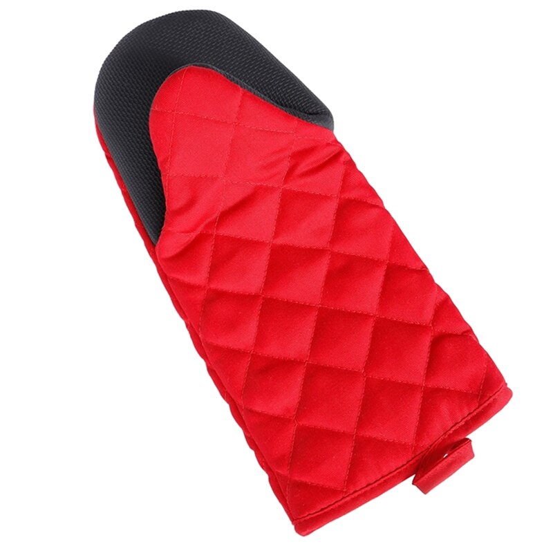 Guantes largos antideslizantes para horno, manoplas de seguridad resistentes al calor, utensilios de cocina para el hogar