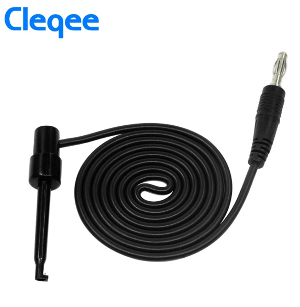 Cleqee P1039 1einstellen 4mm Banane Stecker zu Prüfung Haken Clip Prüfung führen-Bausatz Kabel Mayitr IMax B6 für Multimeter Elektronische Prüfung Werkzeuge