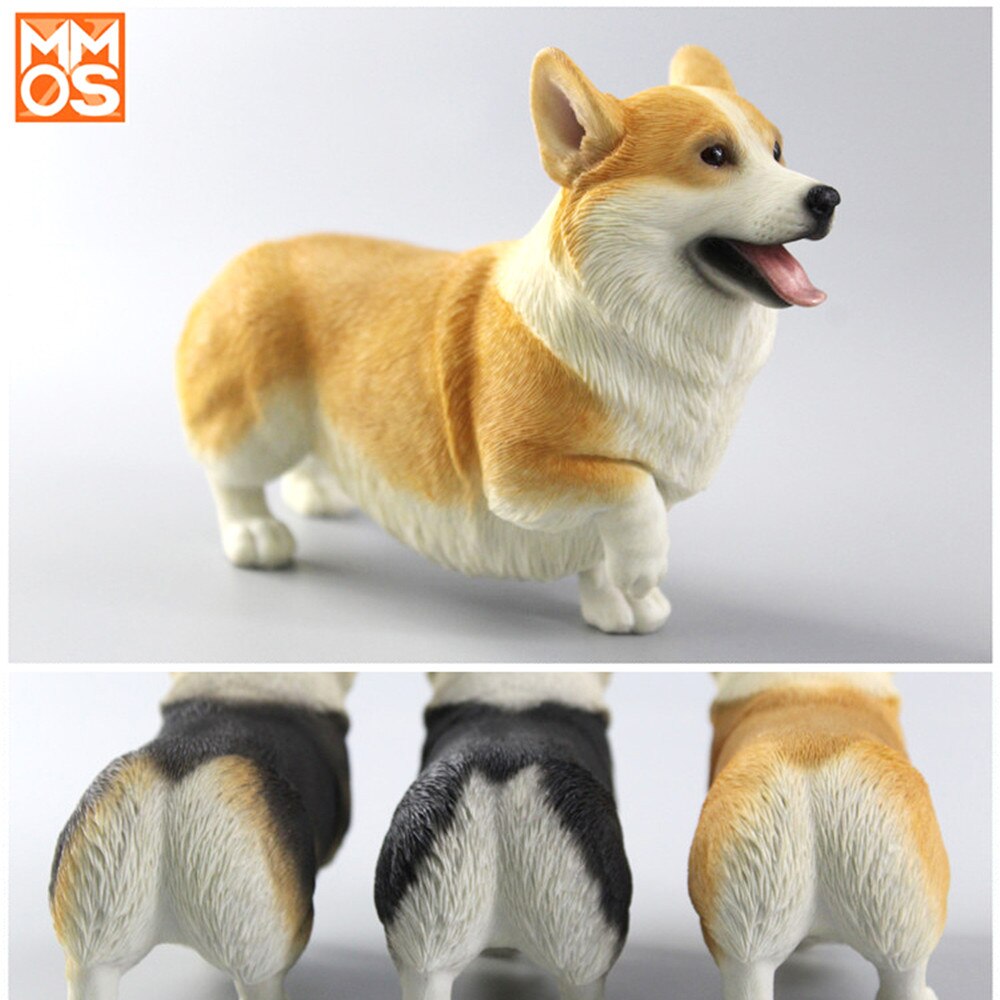 Xmmos Lopen Welsh Corgi Pembroke Hond Pet Figuur Dier Speelgoed Collector Decoratie Desktop Decoratie Volwassen