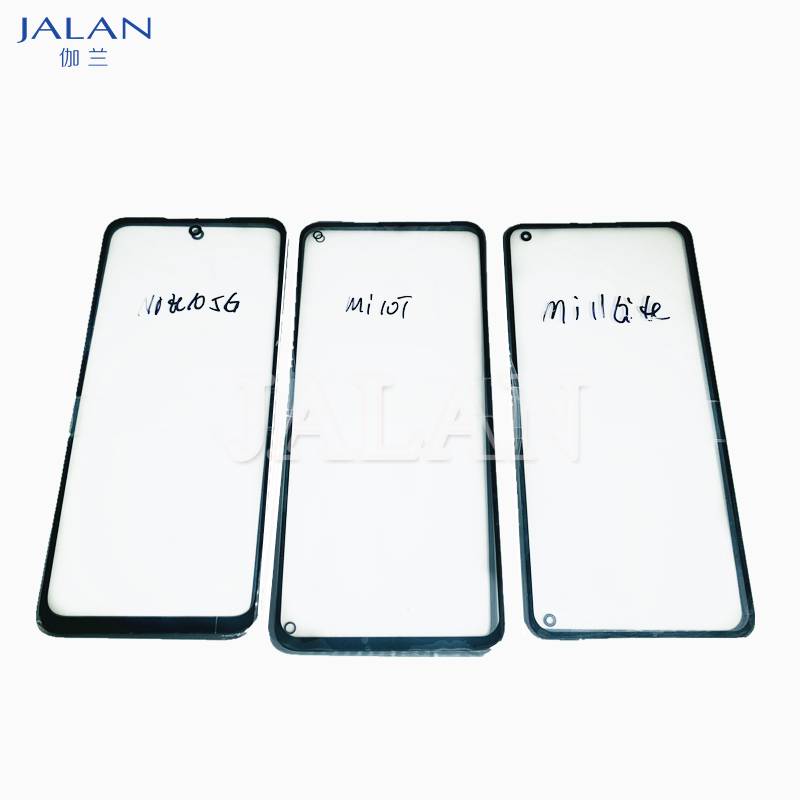 5 Stuks Voor Glas Voor Xiaomi Mi 10 10T Lite 11 Lite Redmi Note 10 Lite 4G 5G Lcd Glas Vervanging Reparatie