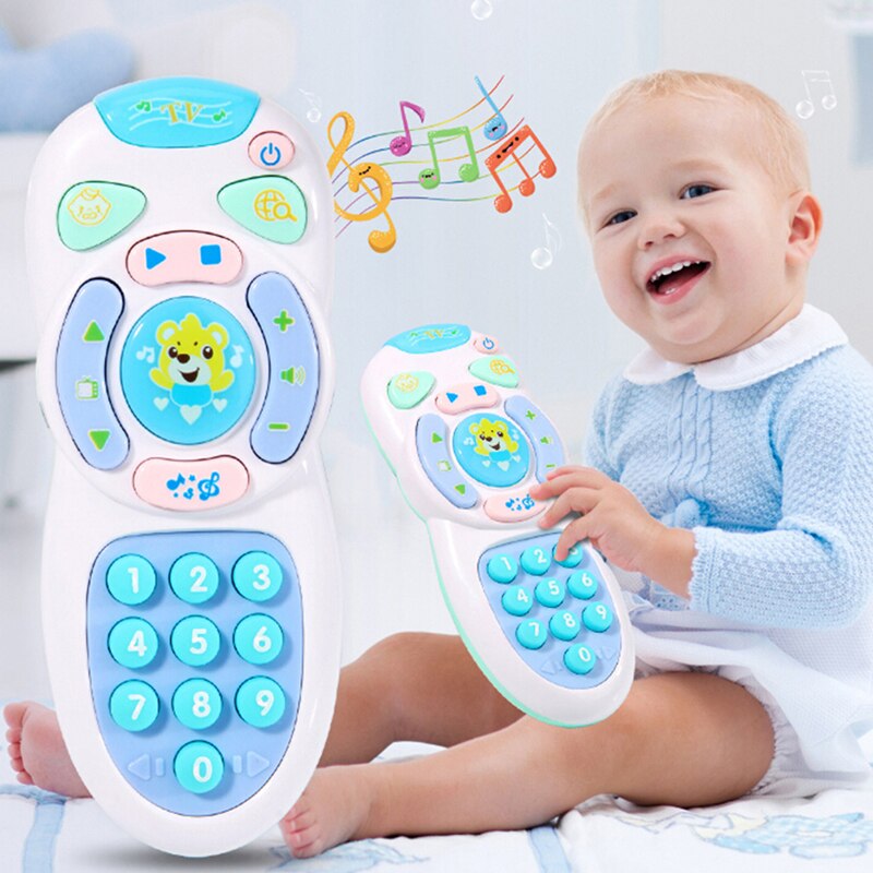 Musik mobiltelefon tv fjernbetjening tidligt pædagogisk legetøj elektrisk læringsmaskine babylegetøj