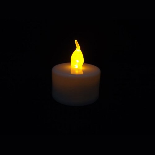 24 Flickering Candle Set Runs on Batteries Flickers Candle Battery Operated Tealight Candles Flameless Candle Wedding Tea Light