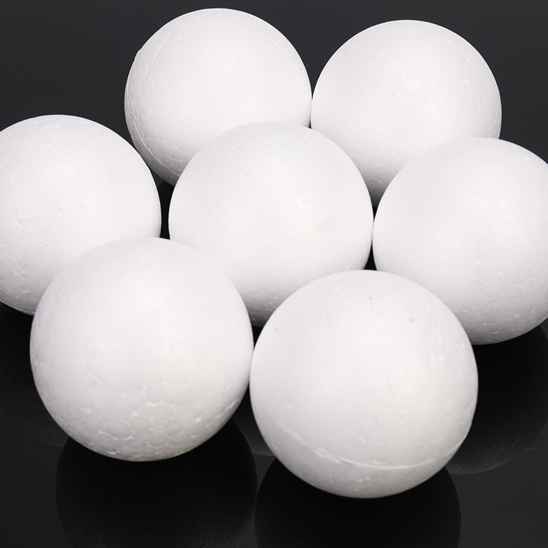 10Pcs/lot White Craft Balls 7cm Polystyrene Styrofoam Foam Ball For DIY Christmas Party Wedding Decoration Supplies
