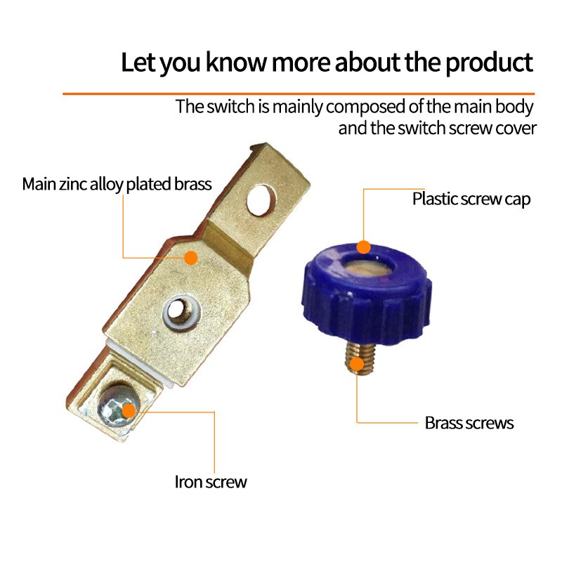 Borne de batterie de moto universelle lien interrupteur de coupure rapide isolateur de déconnexion rotatif Scooters accessoires de moto