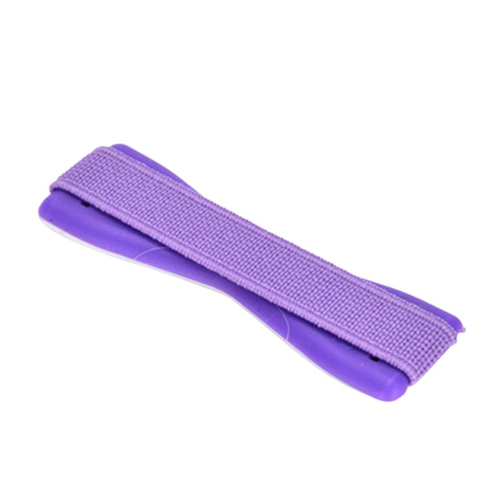 For Apple iPhone Finger Phone Grip Elastic Band Strap Universal Phone Holder for Mobile Phones Tablets Anti slip: Purple